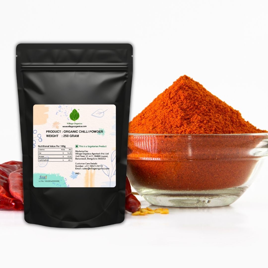 Village Organica Chilli Powder.