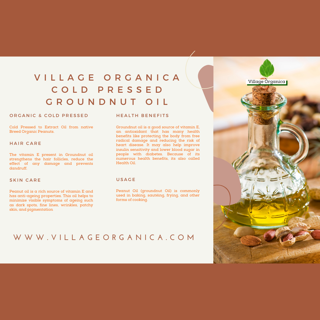 Cold Pressed Groundnut Oil (Chemical free)