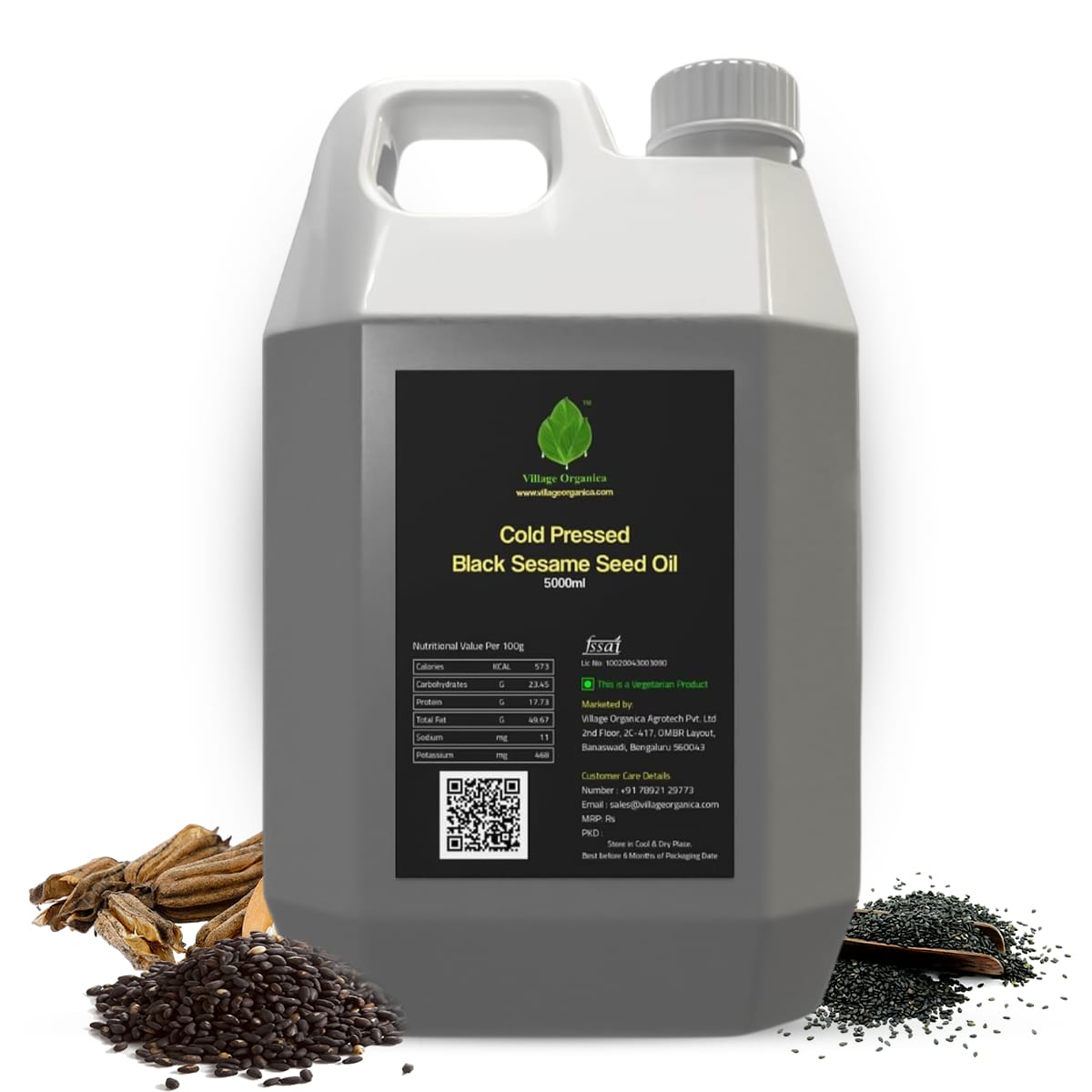 Cold Pressed Black Sesame Oil