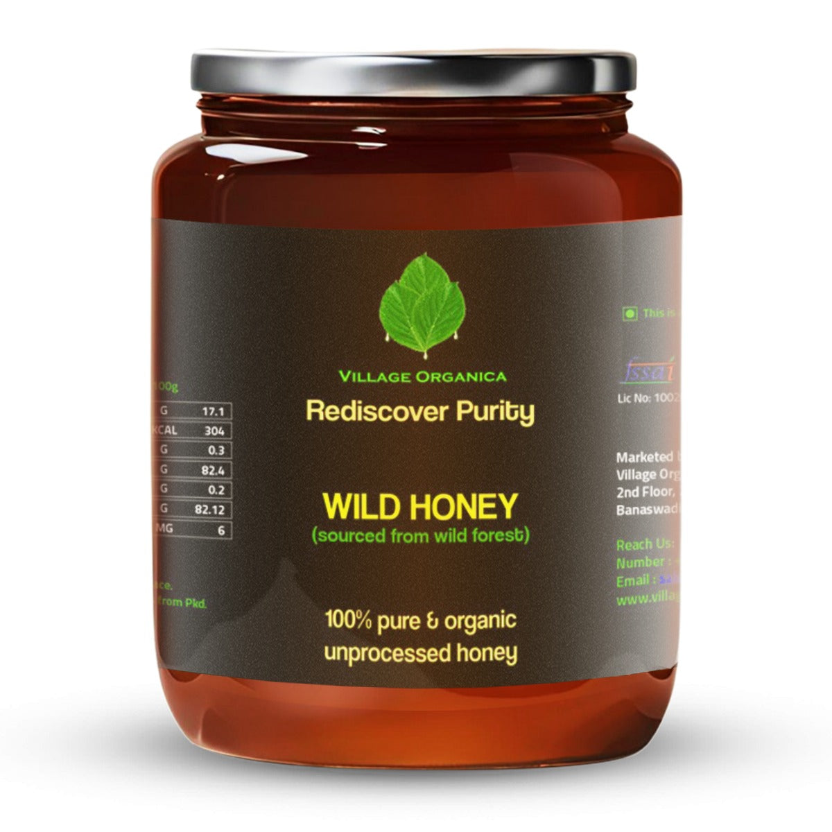 Wild Forest Honey (Raw & Unprocessed)