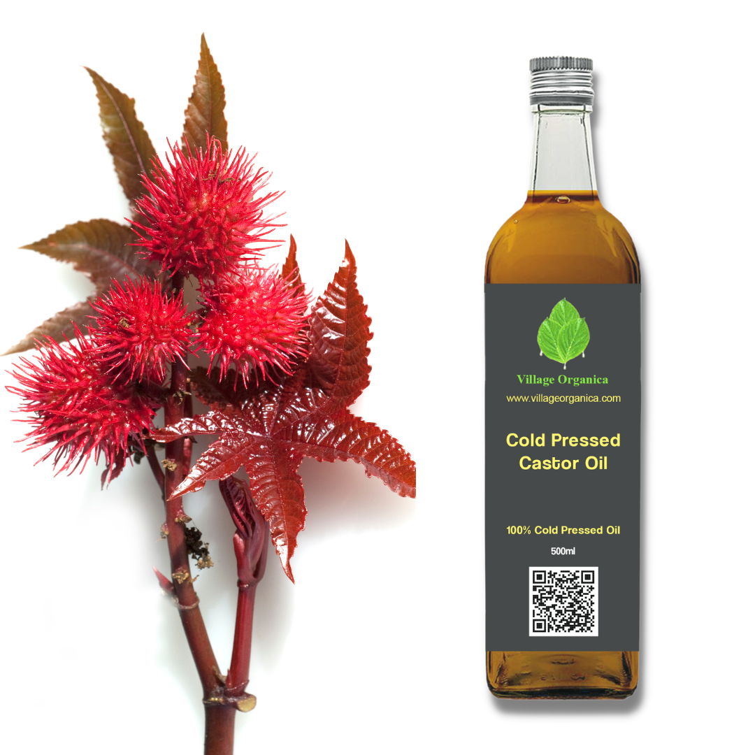 Cold Pressed Castor Oil.