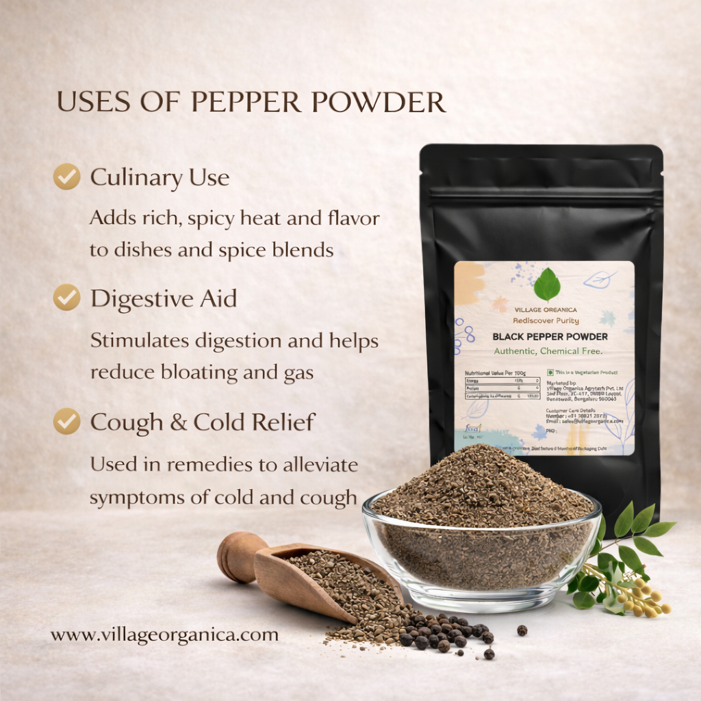 Organic Black Pepper Powder