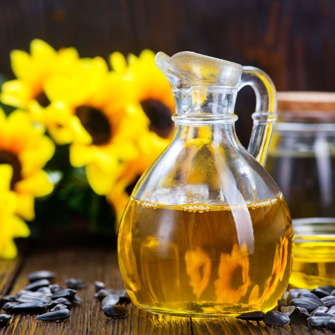 Cold Pressed Sunflower Oil.
