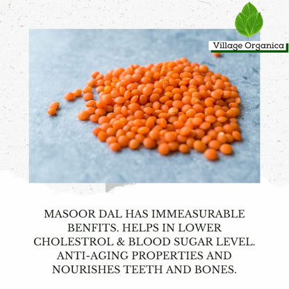 Organic Masooor Dal.