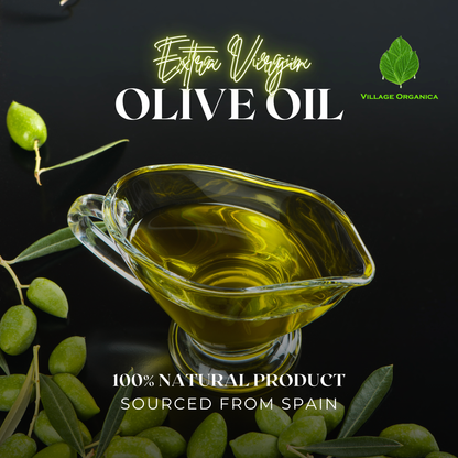 Extra Virgin Cold Pressed Spanish Olive Oil.
