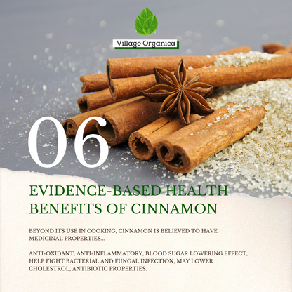 Organic Cinnamon (Dalchini).