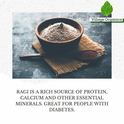 Organic Ragi Flour (Millet Flour).