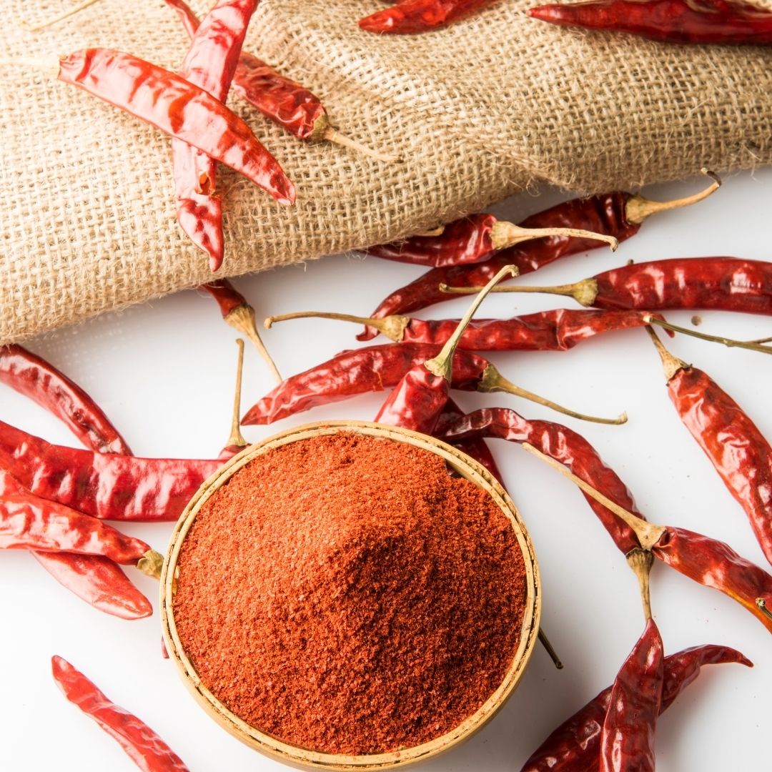 Organic Chilli Powder.