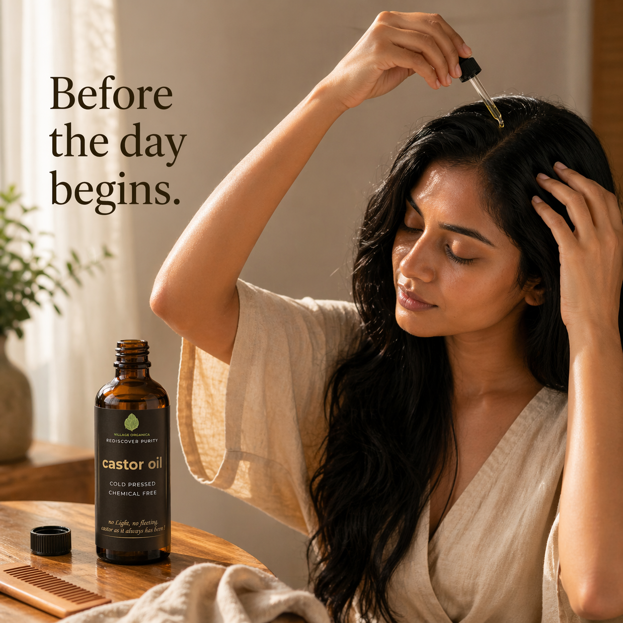 Cold Pressed Castor Oil (Erandi Tel)