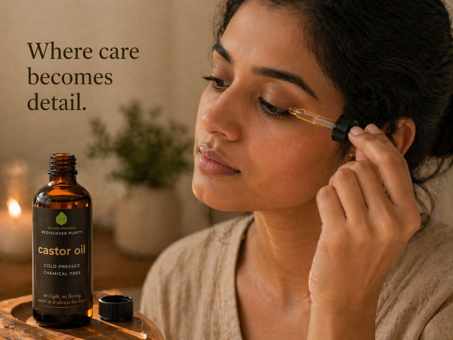 Cold Pressed Castor Oil (Erandi Tel)