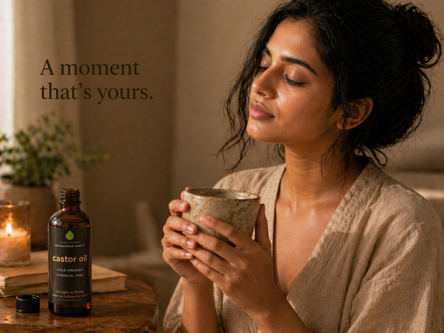 Cold Pressed Castor Oil (Erandi Tel)
