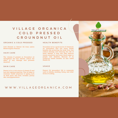 Cold Pressed Groundnut Oil