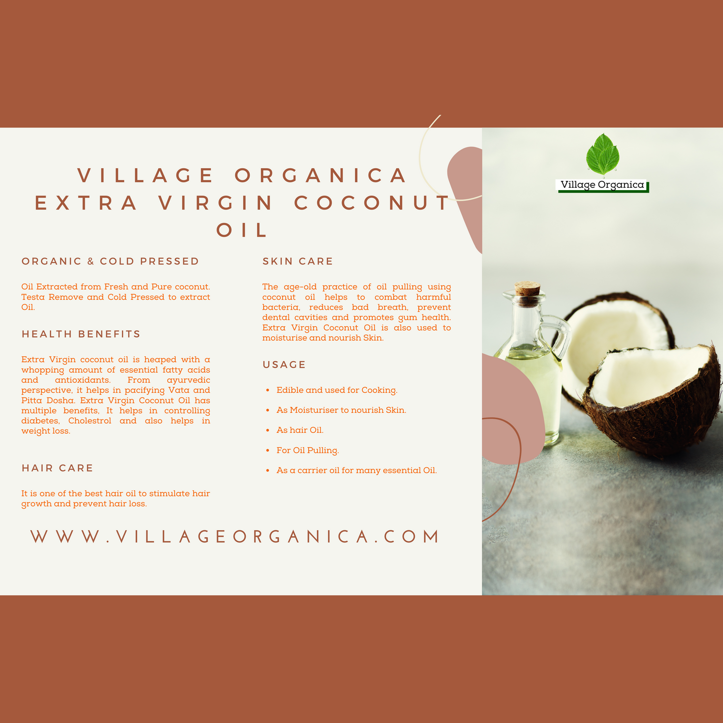 Extra Virgin Cold Pressed Coconut Oil