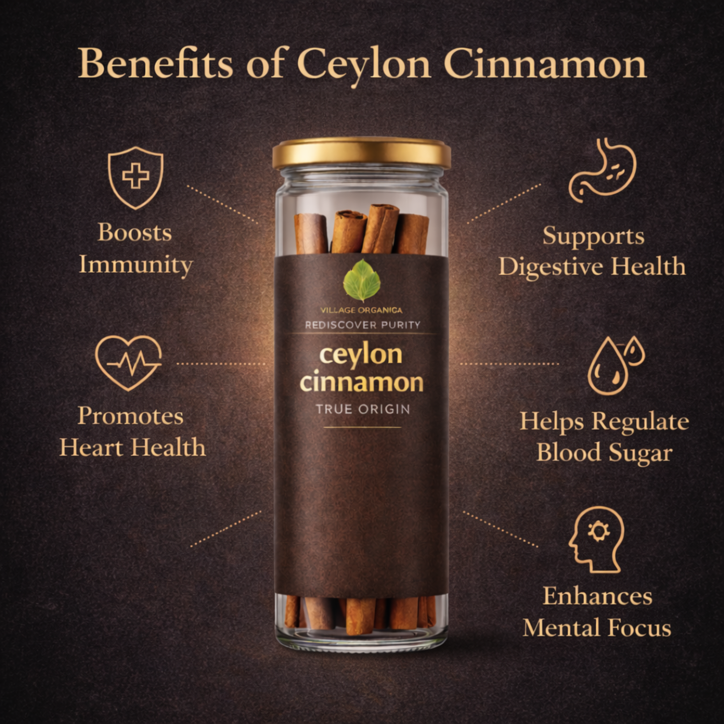 Village Organica Ceylon Cinnamon