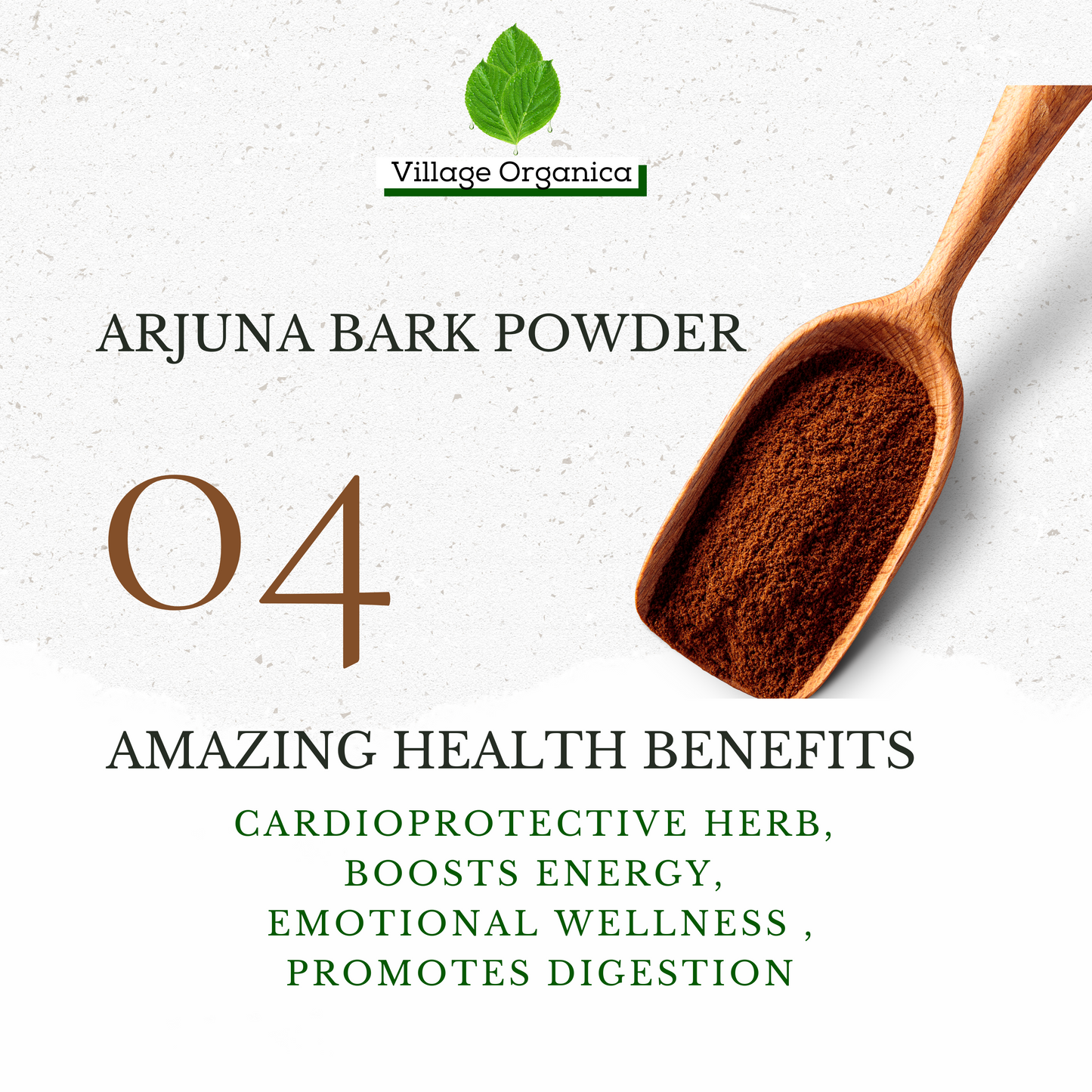 Organic Arjun Bark Powder