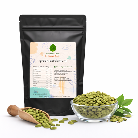 Organic Green Cardamom (Choti Elaichi)