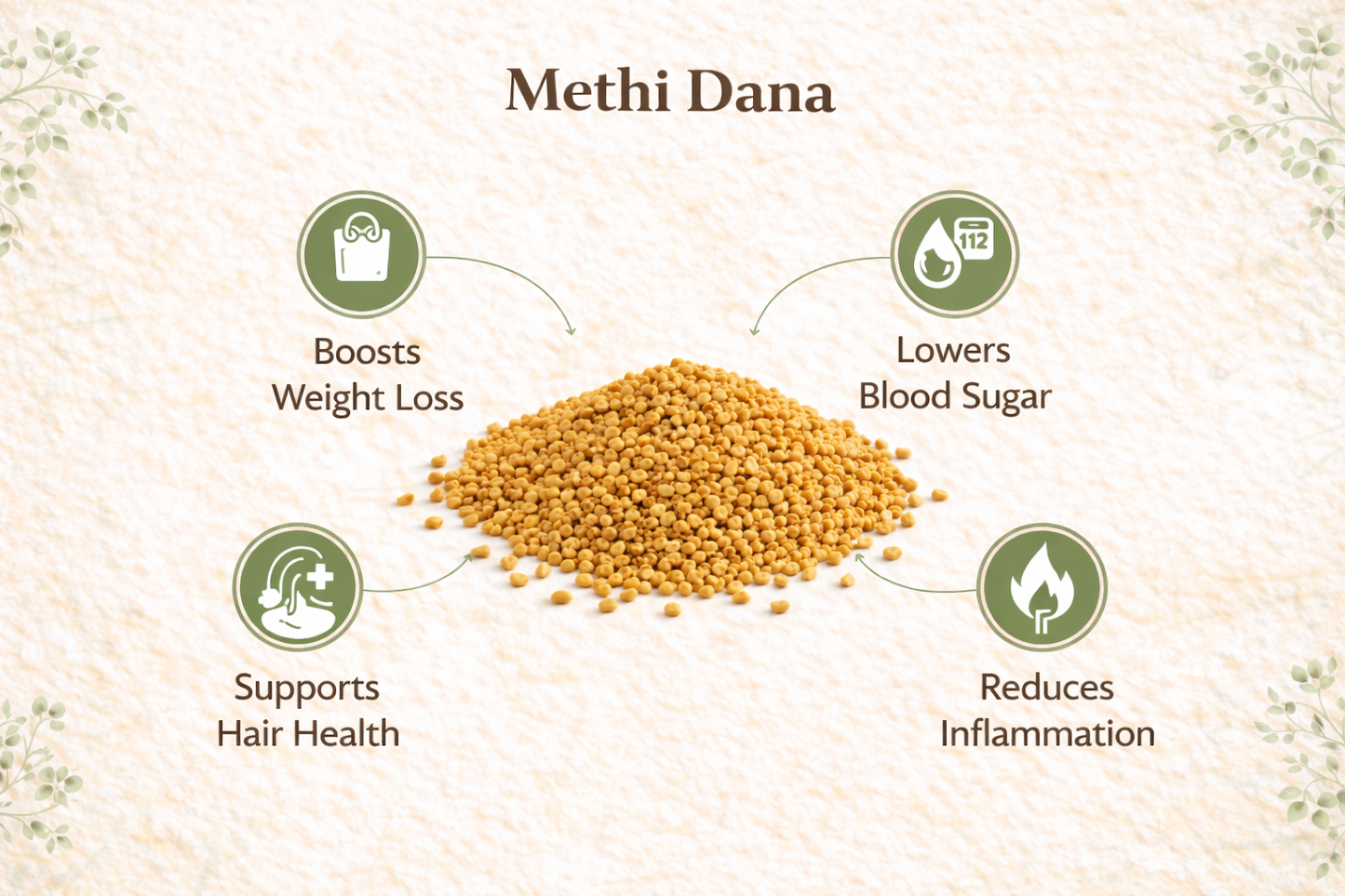 Organic Methi Dana (Fenugreek Seeds)