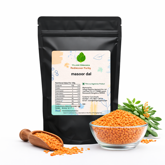 Organic Masooor Dal.