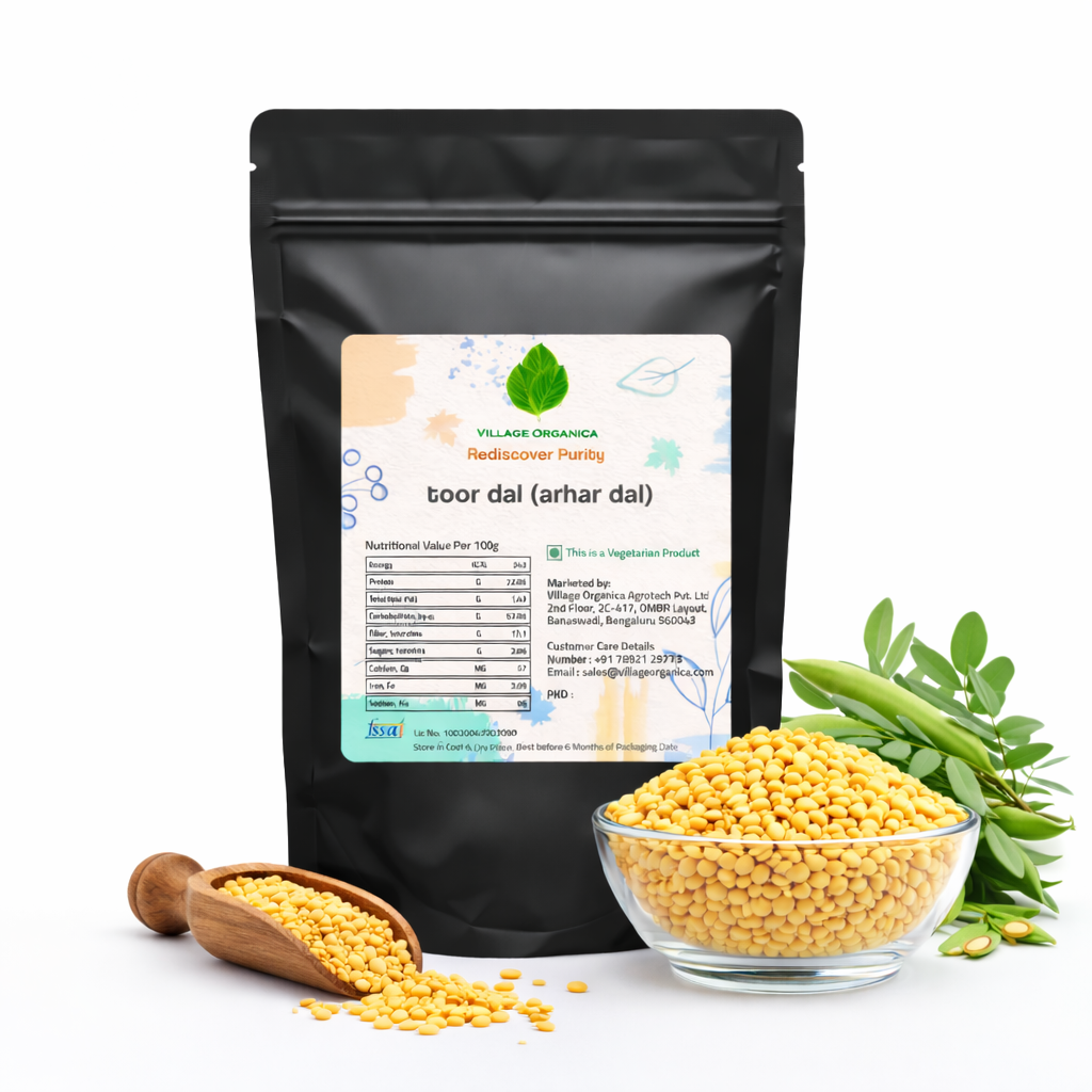 Organic Toor Dal (Arhar dal).