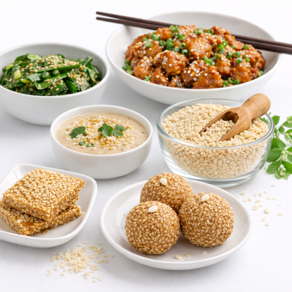 White Sesame Seeds Whole | Naturally Grown and Minimally Processed