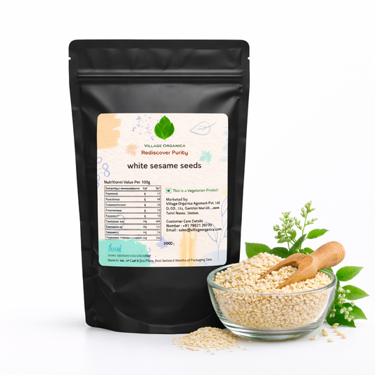 White Sesame Seeds Whole | Naturally Grown and Minimally Processed