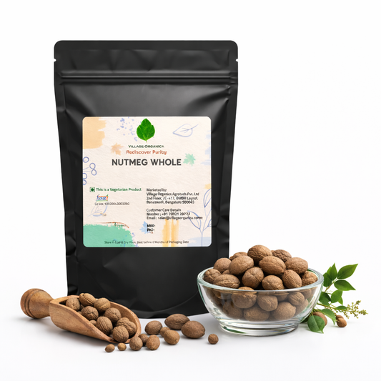 Village Organica Nutmeg Whole (jaiphal)