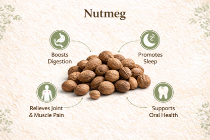 Village Organica Nutmeg Whole (jaiphal)