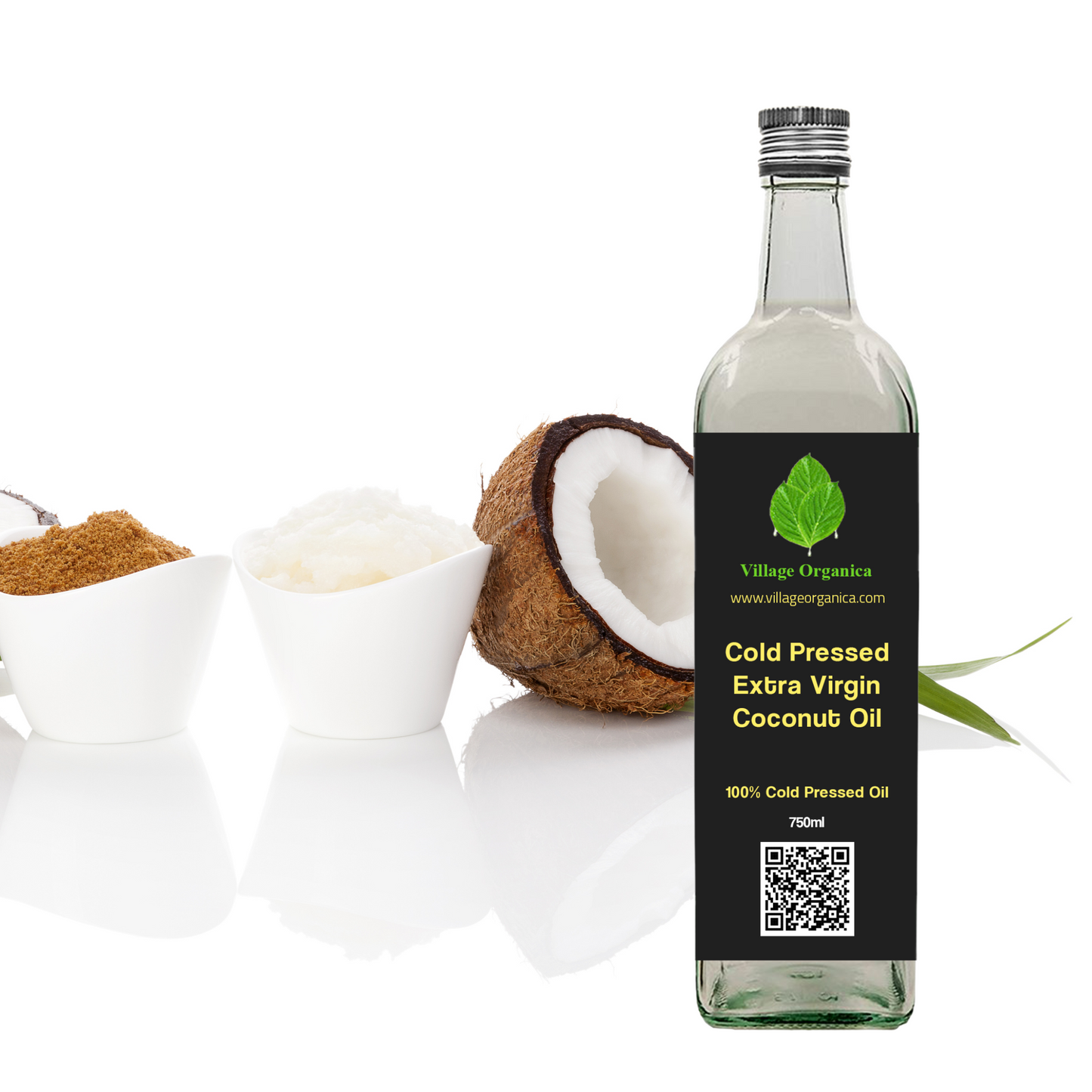 Extra Virgin Cold Pressed  Coconut Oil.