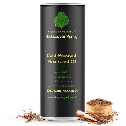 Cold Pressed Flaxseed Oil.
