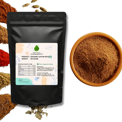 Organic Garam Masala Powder.