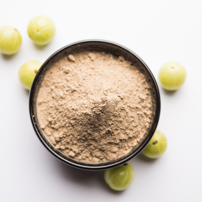 Organic Amla Powder (Indian Gooseberry).