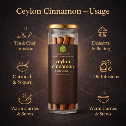 Village Organica Ceylon Cinnamon
