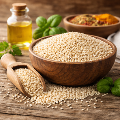 White Sesame Seeds Whole | Naturally Grown and Minimally Processed